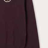 Embroidered collar knit shirt - beige