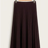 Knit skirt - beige