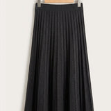 Knitted Skirt - GRAY