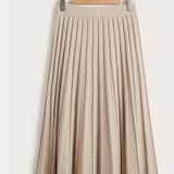 Knitted Skirt - Beige
