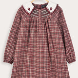 Plaid Dress - Beige