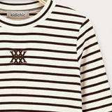 Striped shirt - brown