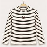 Striped shirt - brown