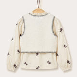 Shirt + Vest - Beige