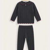 Knitted Baby Set - GRAY