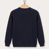 Knitted Cardigan - Navy