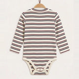 Striped Bodysuit - Beige