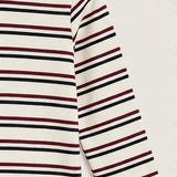 Striped Bodysuit - Beige