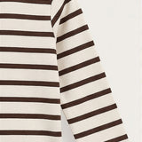Striped Bodysuit - Brown