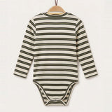 Striped Bodysuit - Green