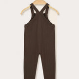Knitted romper - brown