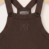 Knitted romper - brown