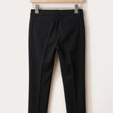 Black wool pants - Black