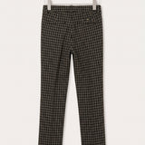 Plaid pants - brown