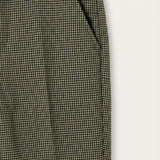 Plaid trousers - green