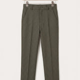 Plaid trousers - green