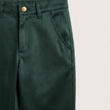 Textured velvet pants - green