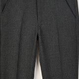 Grey wool trousers - grey