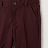 Velvet Textured Pants - Beige