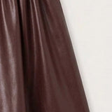 Gathered skirt - beige
