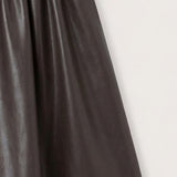 Gathered skirt - brown