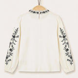 Embroidered shirt - black