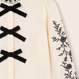 Embroidered shirt - black