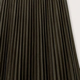 Pleated Denim Skirt - Dark Green