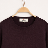 Knit top with stud embellishments - Purple
