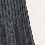 Knit Merino Skirt - Grey