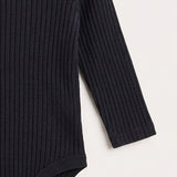 Baby Knit Bodysuit - Navy