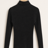 Rib knit golf - Black