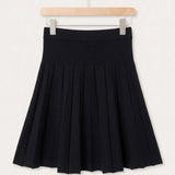 Knit Fleece Skirt - Navy