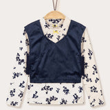 Velvet vest & shirt - Navy