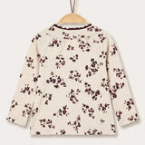 Velvet Flowers Baby Set - Beige