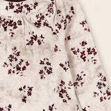 Velvet Flowers Baby Set - Beige