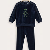Velvet Baby Stitch Set - Navy