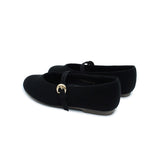 Wrinkled-look shoes - black