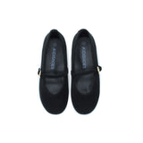 Wrinkled-look shoes - black