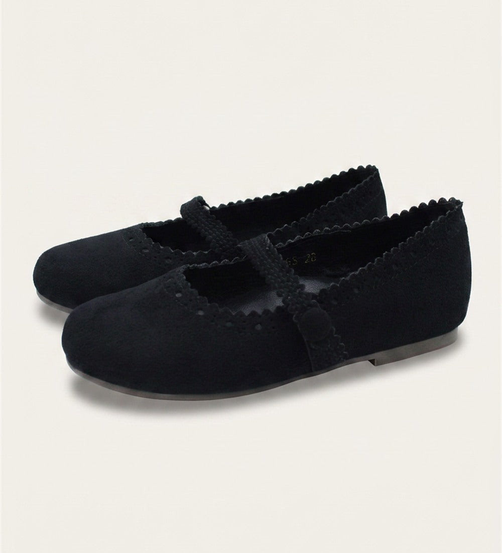 נעלי בובה רצועת אבזם - שחור | בנות | KIDISHOES | תמונה 4