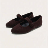 Doll shoes wool - brown