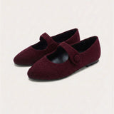 Baby woolen booties - Red