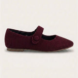 Baby woolen booties - Red
