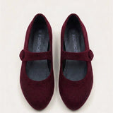 Baby woolen booties - Red