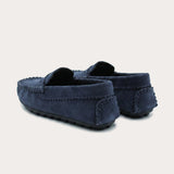 Velvet moccasin - Navy