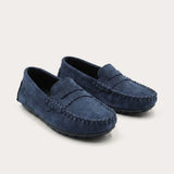 Velvet moccasin - Navy
