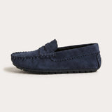 Velvet moccasin - Navy