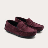 Velvet Moccasin - White