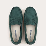 Velvet Moccasin - Red