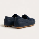 Moccasin Boucle - Navy